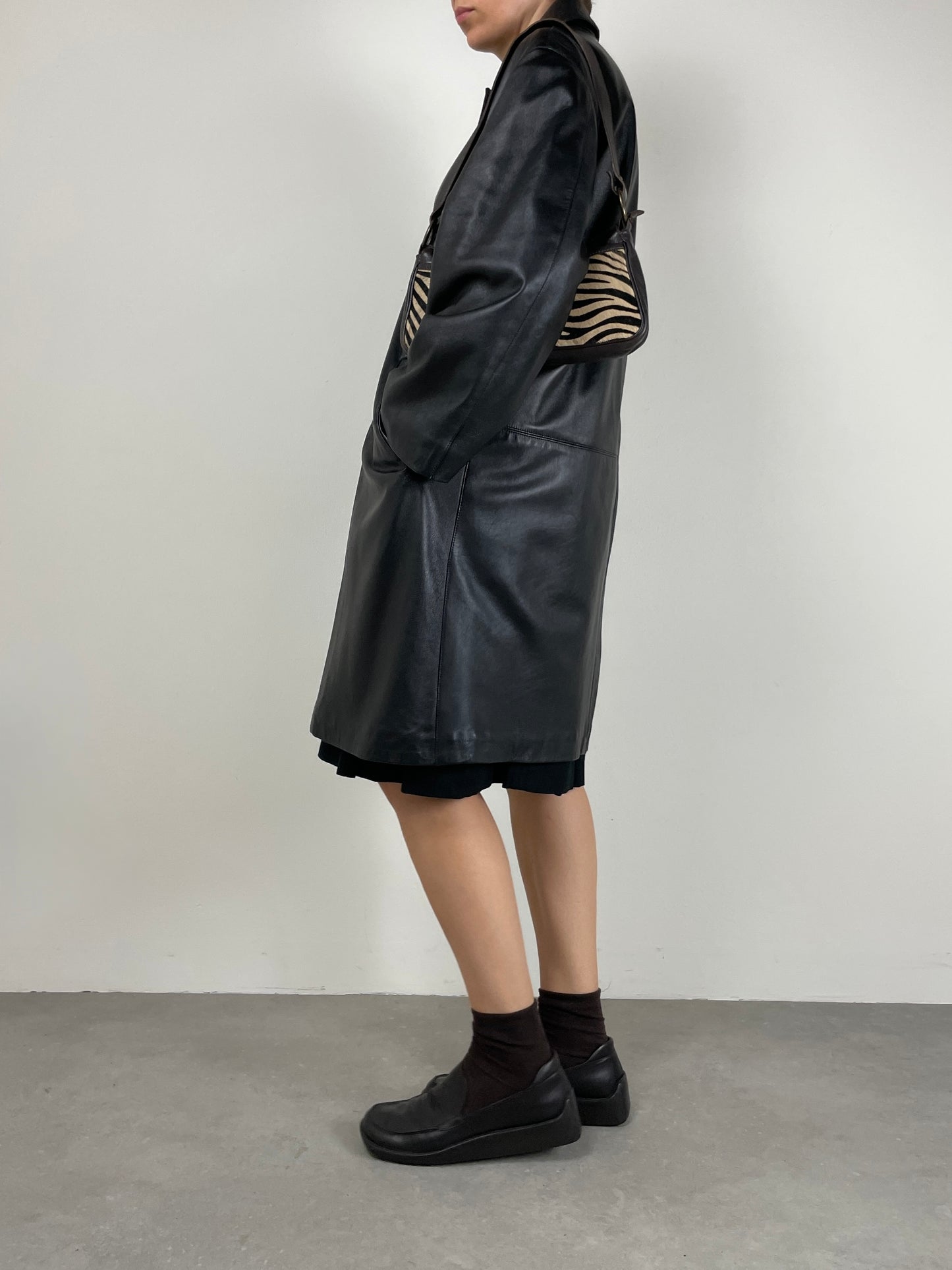 Giacca vintage in vera pelle Made in Italy