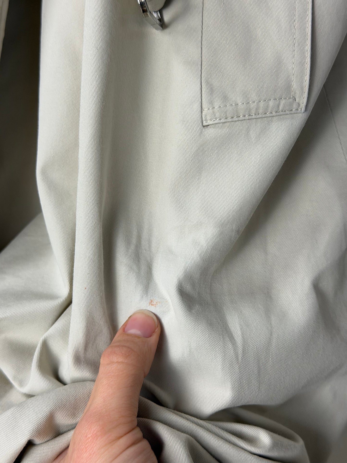 Trench vintage Marella in cotone beige