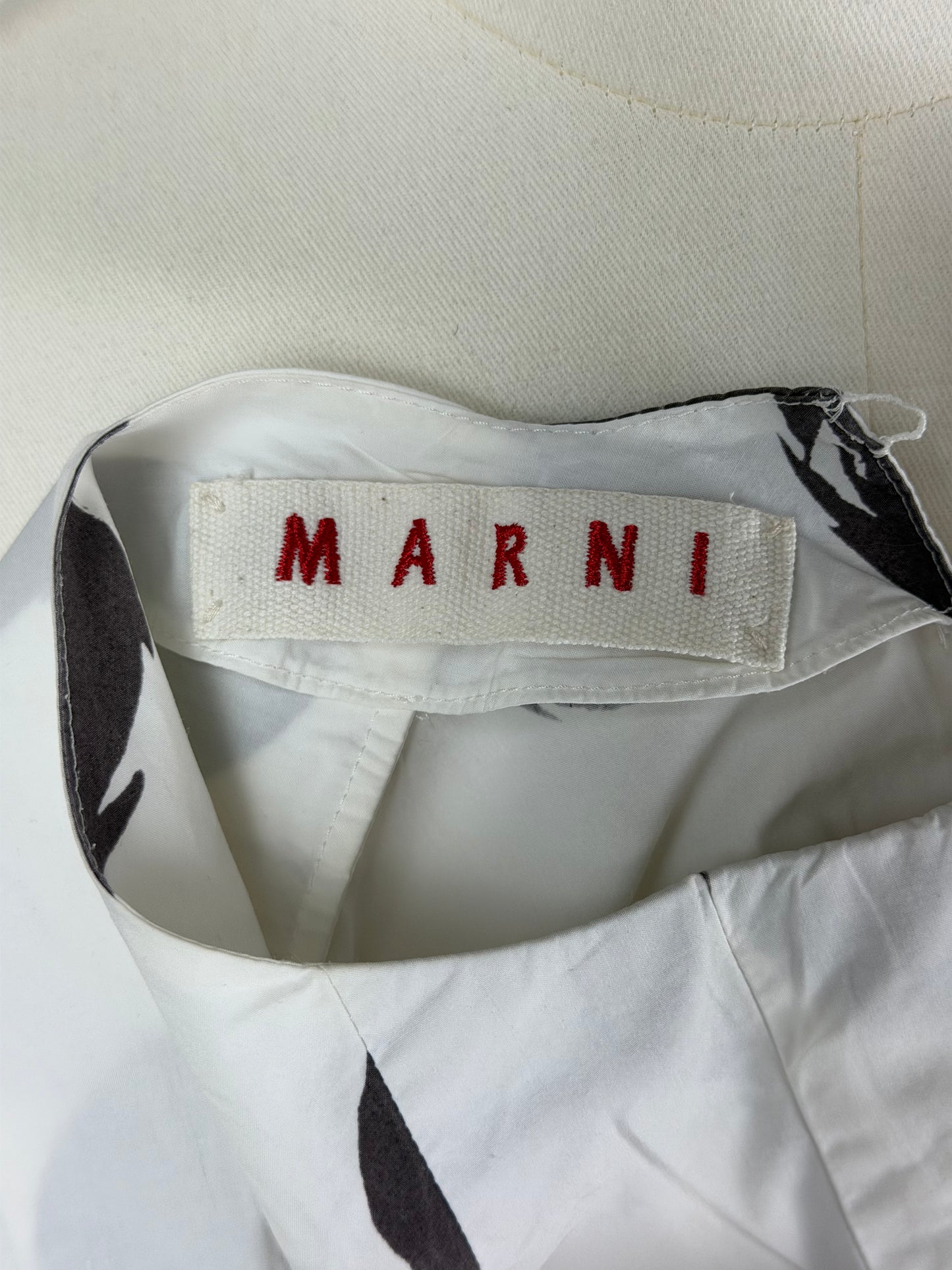 MARNI top in cotone a pois