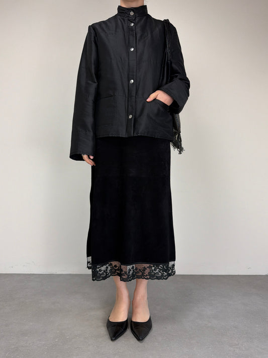 Giacchino vintage in shantung 100% seta