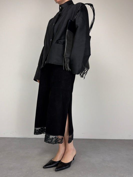 Giacchino vintage in shantung 100% seta