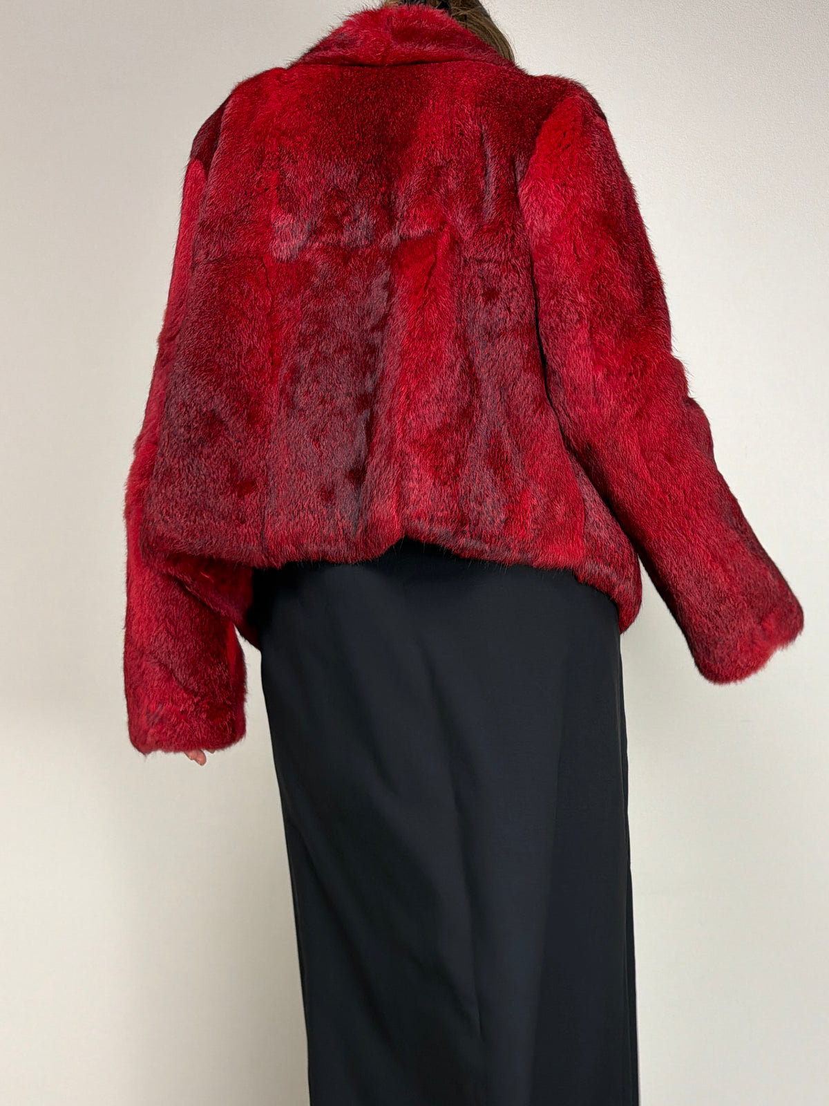 Pelliccia in lapin vintage made in Italy