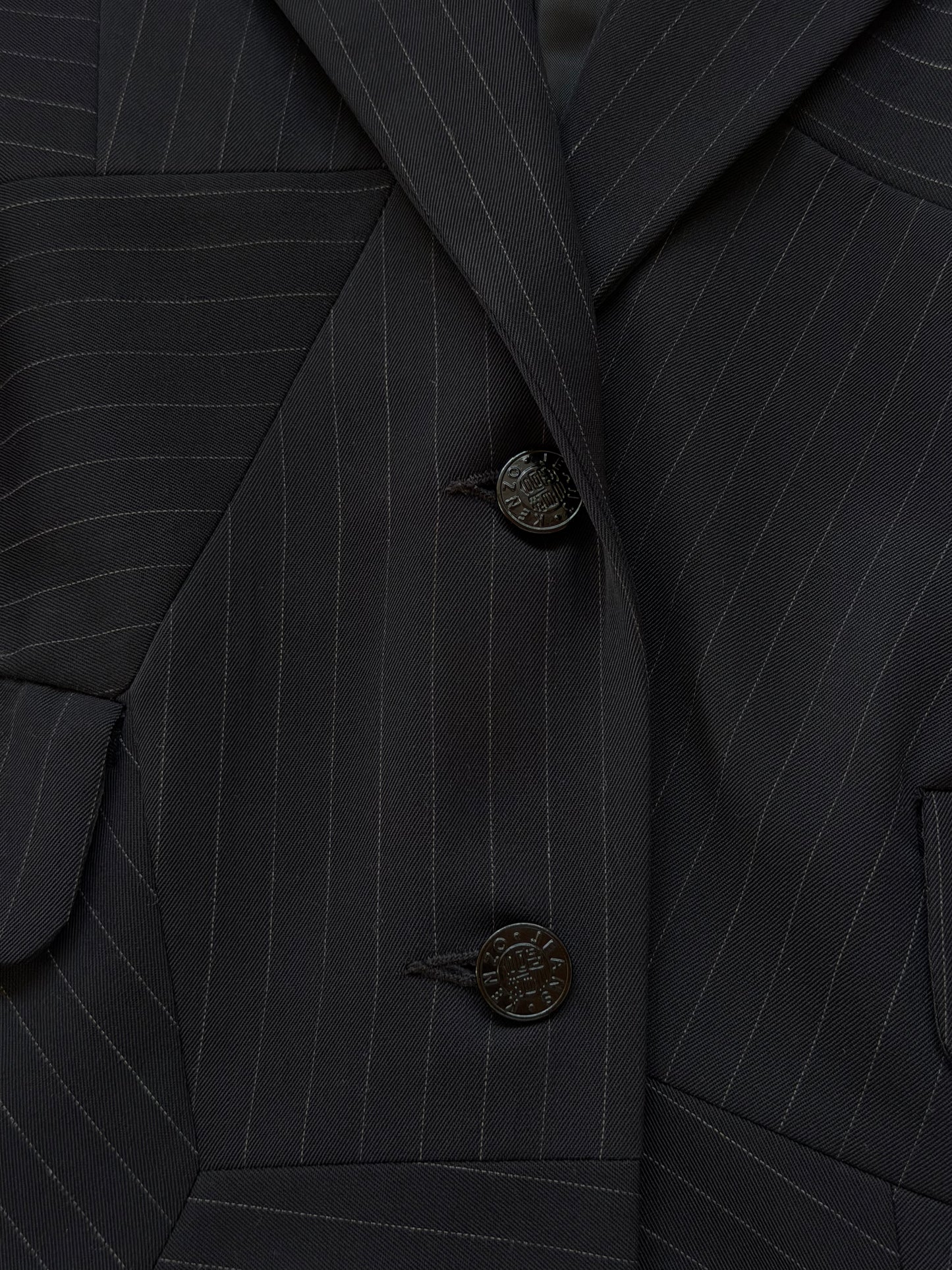 Blazer KENZO in misto lana gessata