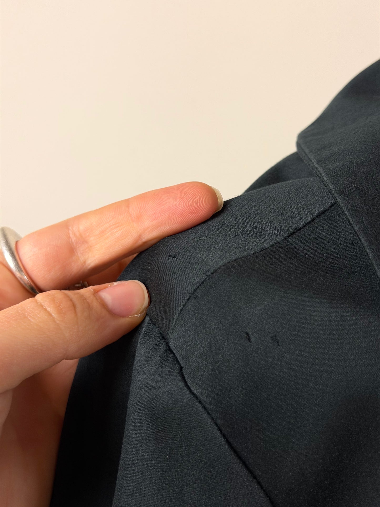 Trench Allegri blu con cintura
