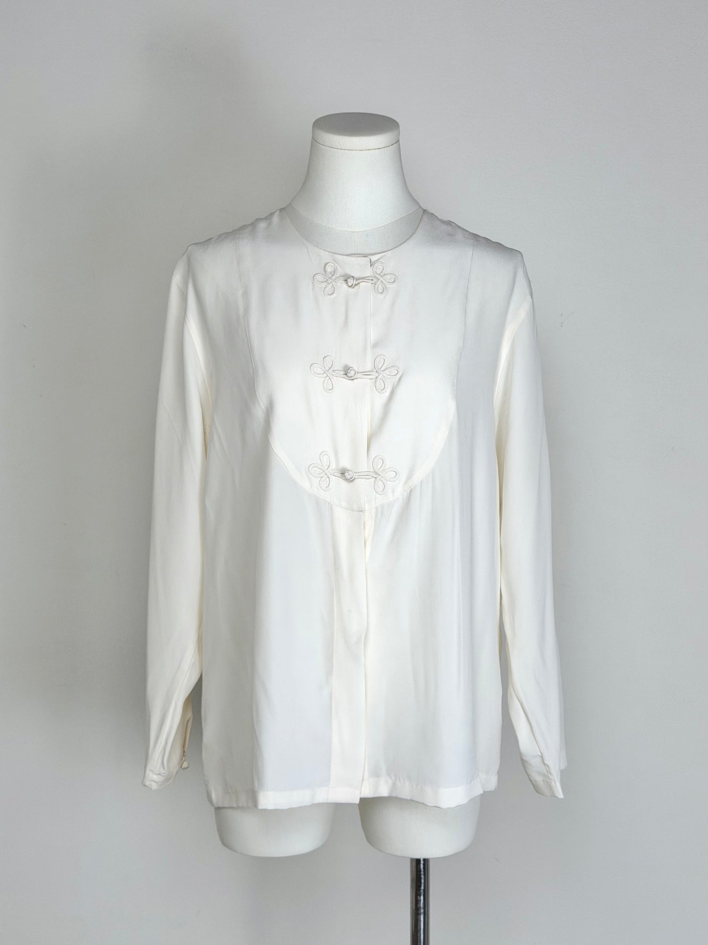 Blusa vintage made in Italy in pura seta