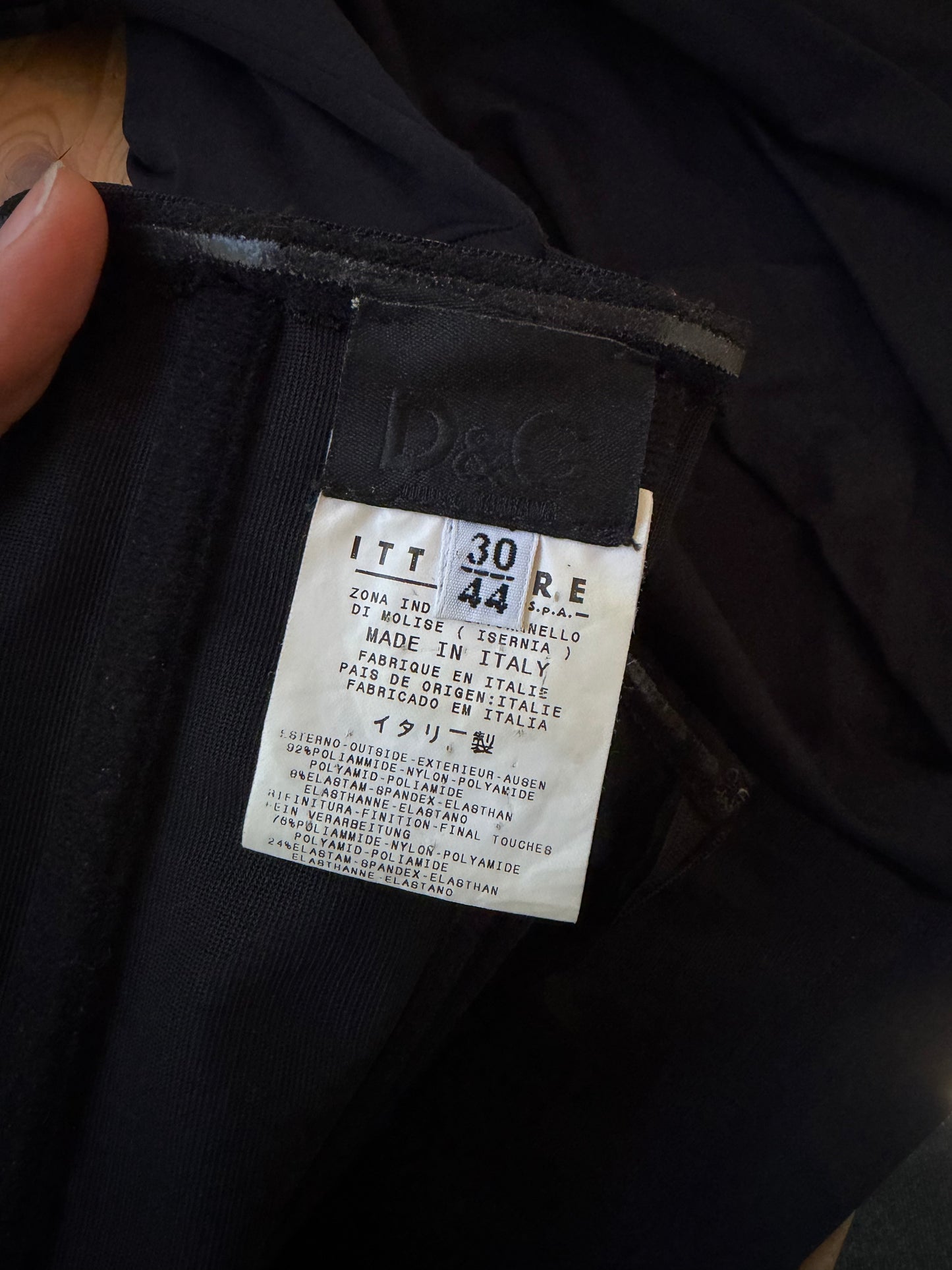 Abito D&G con corsetto sul retro