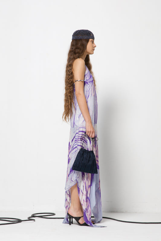 JUST CAVALLI abito y2k in seta