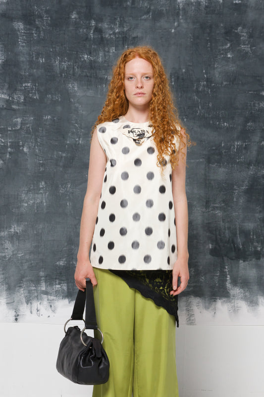 Top PRADA SS 2021 in seta