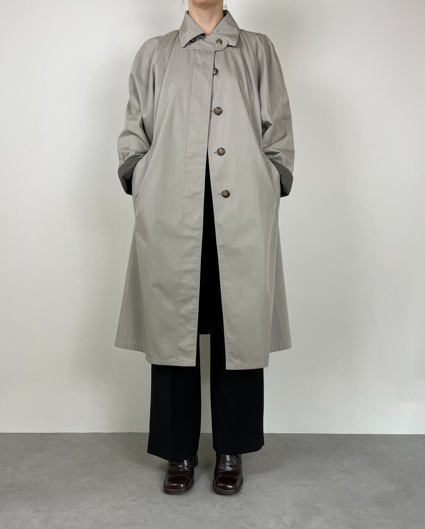 Trench vintage double-face