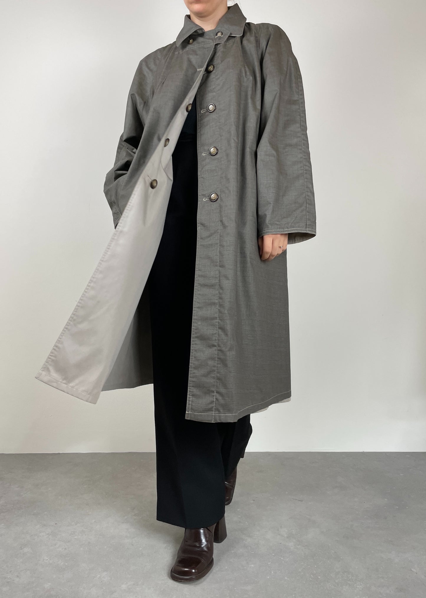 Trench vintage double-face