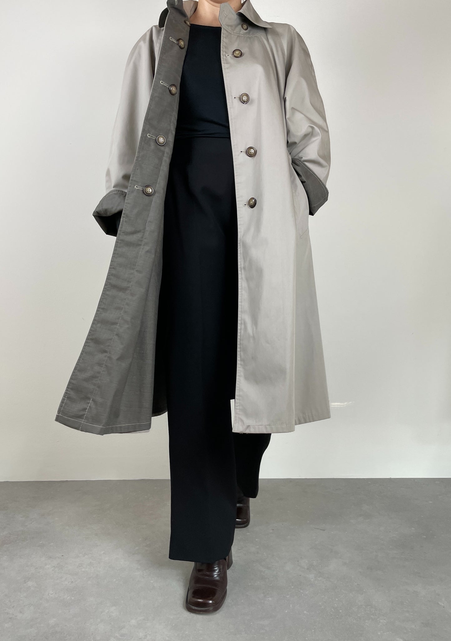Trench vintage double-face