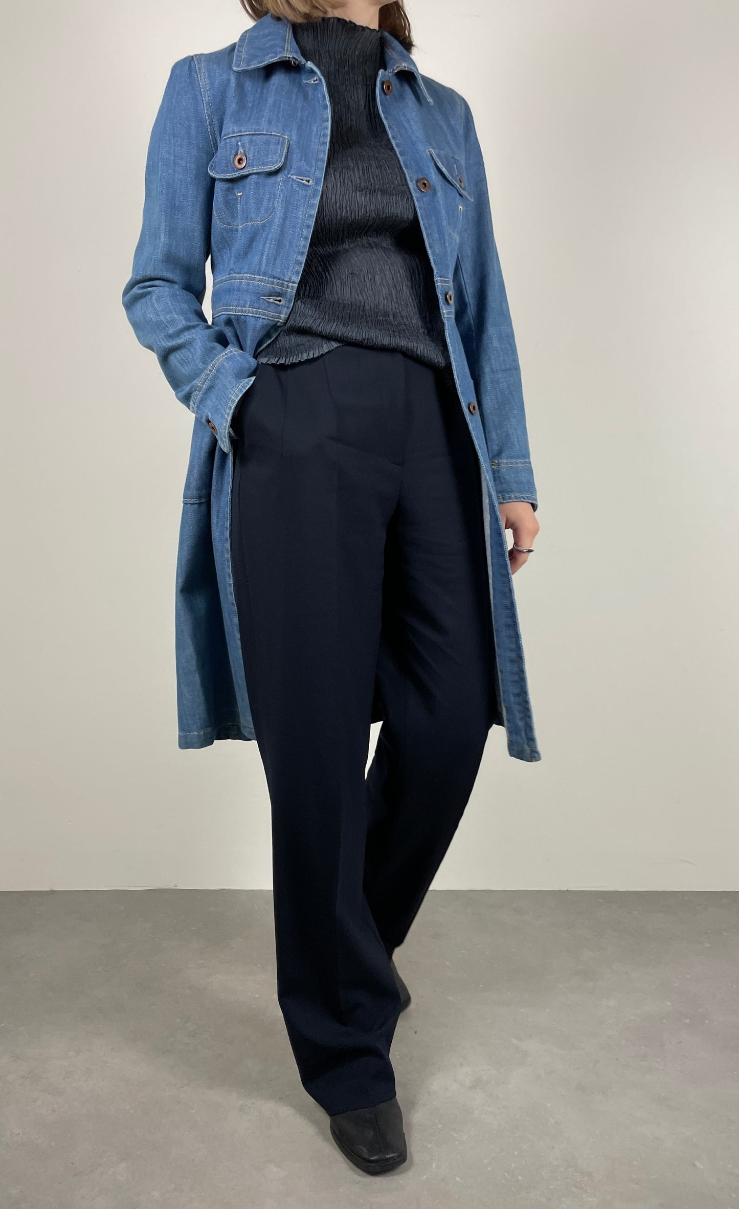Miu Miu jeans trench coat