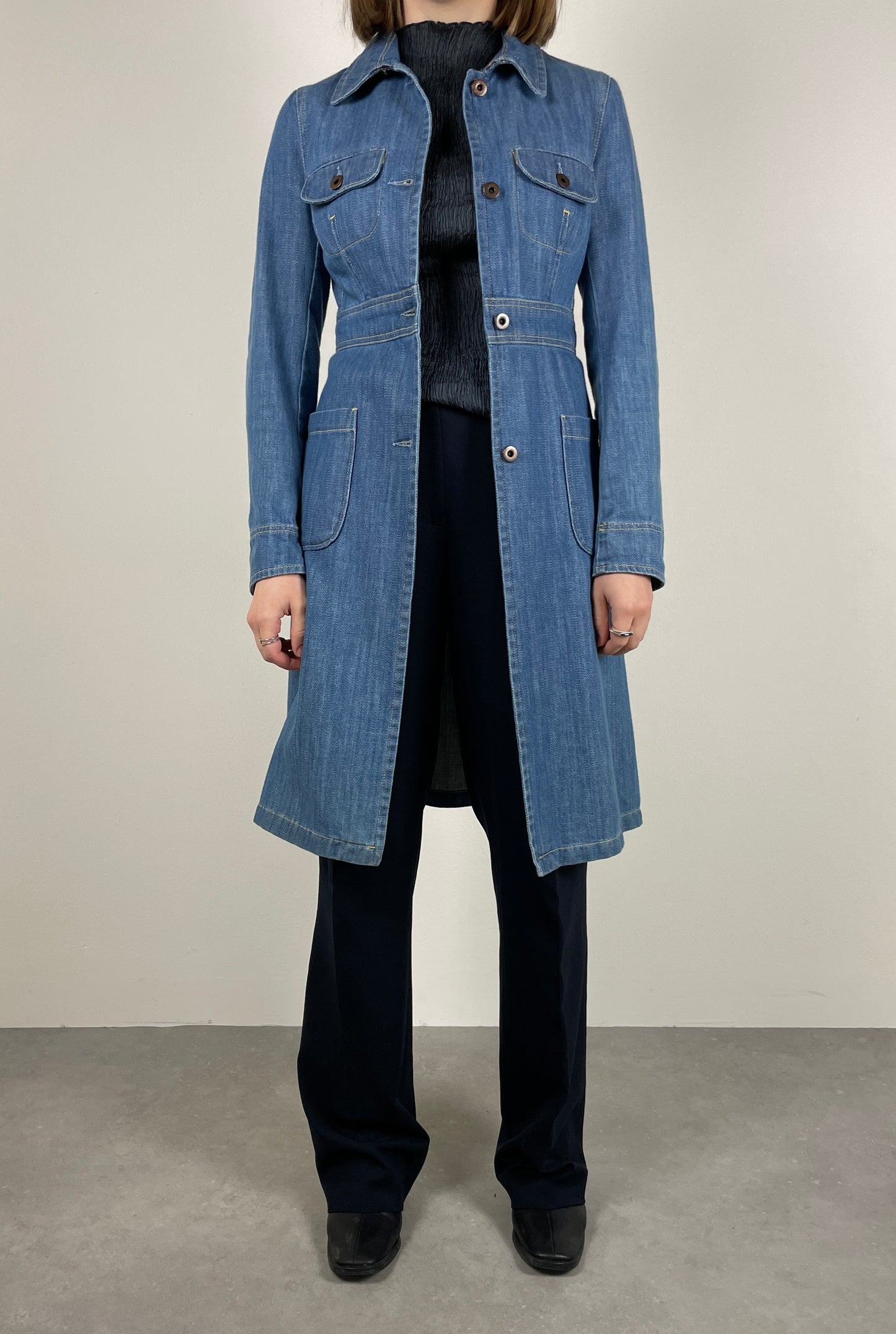 Miu Miu jeans trench coat