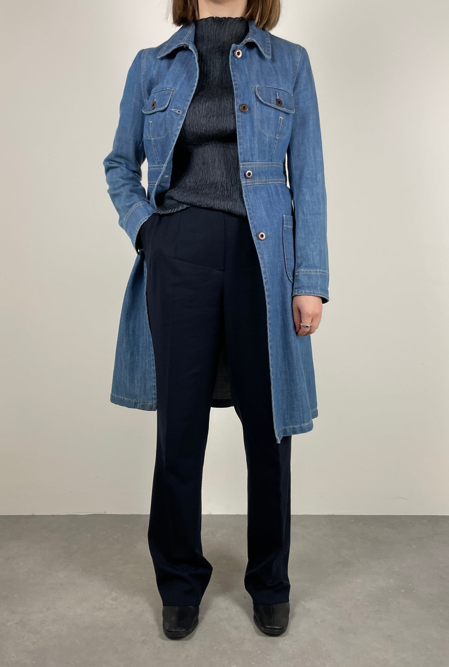 Miu Miu jeans trench coat