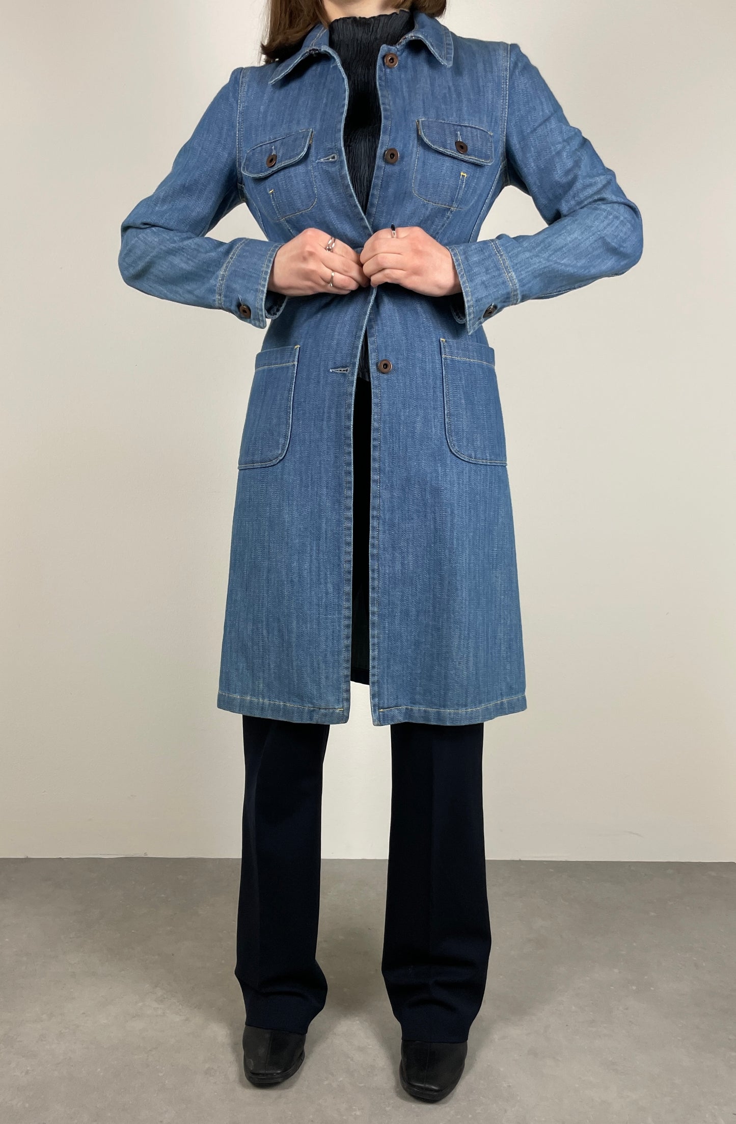 Miu Miu jeans trench coat