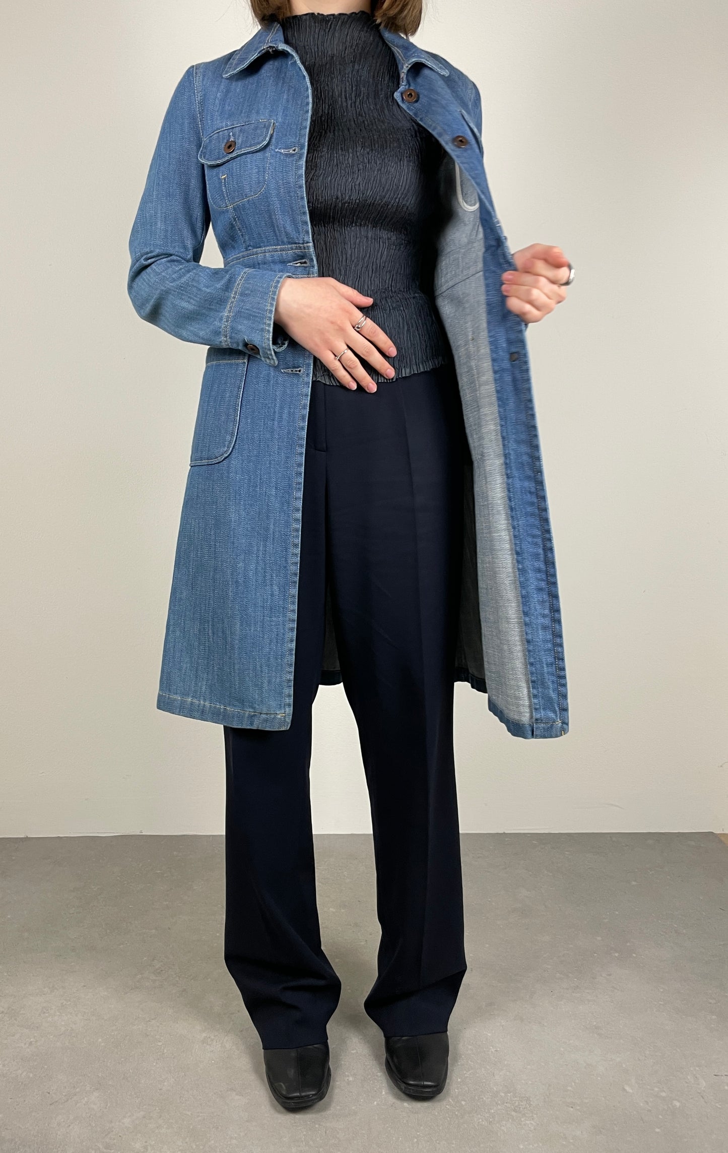 Miu Miu jeans trench coat