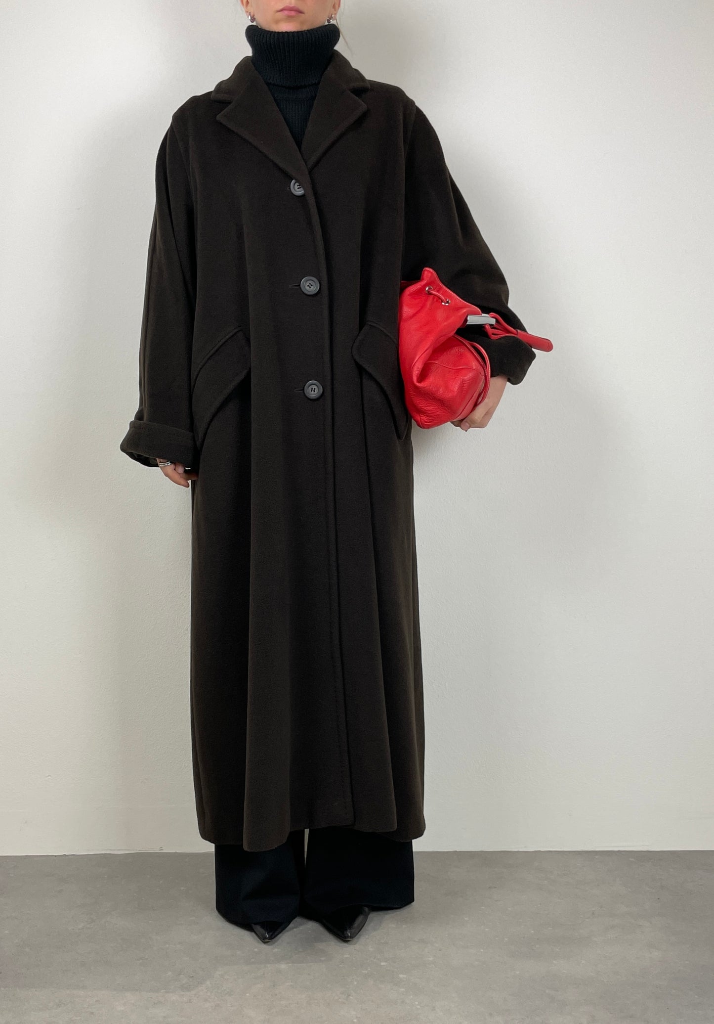 Max Mara brown long coat