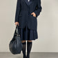 Blazer smoking in lana e seta Made in Italy