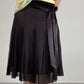 Gonna vintage in seta marrone