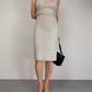 PRADA abito in cotone e lino