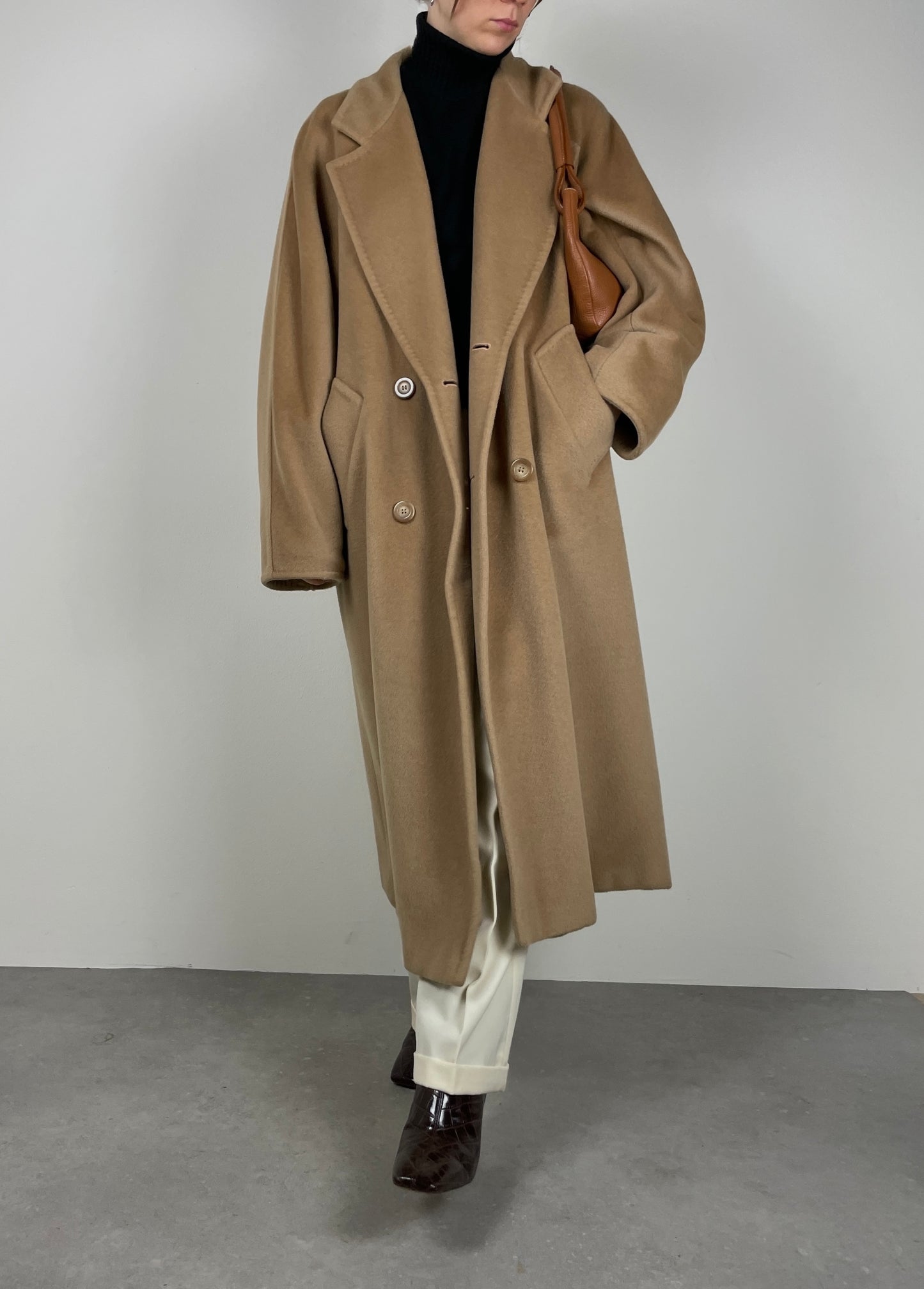 Max Mara 101801 camel coat