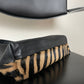 Real leather zebra bag