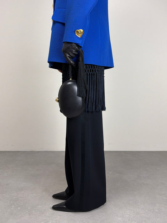 Clutch vintage in pelle