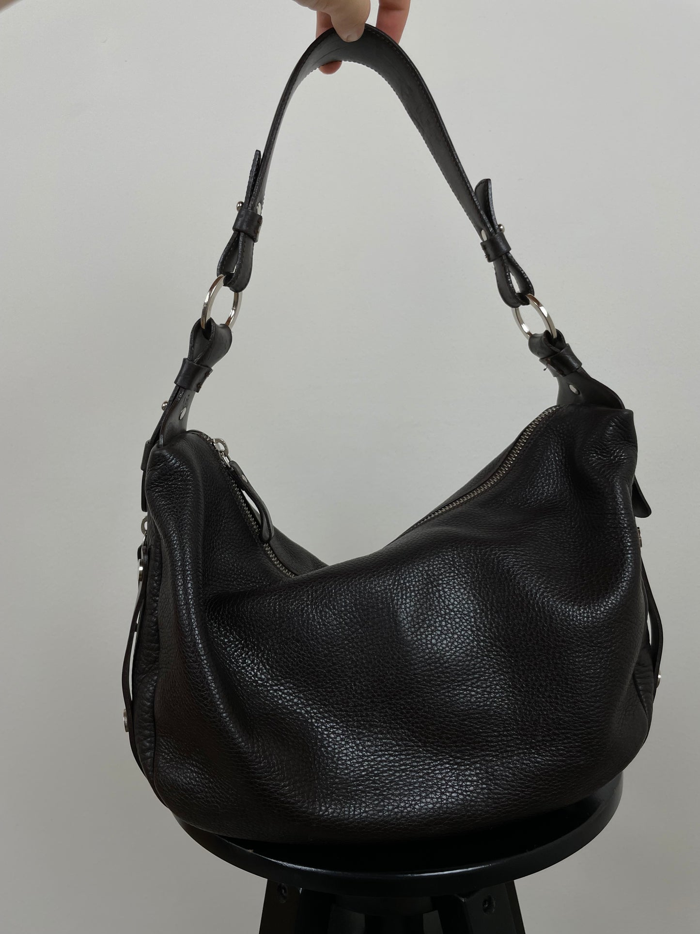 Borsa vintage in vera pelle