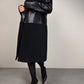 Cappotto Sportmax in vera pelle e lana