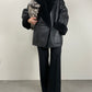 Shearling vintage nero