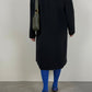 Wool soft black coat