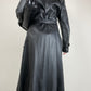 Trench vintage in vera pelle