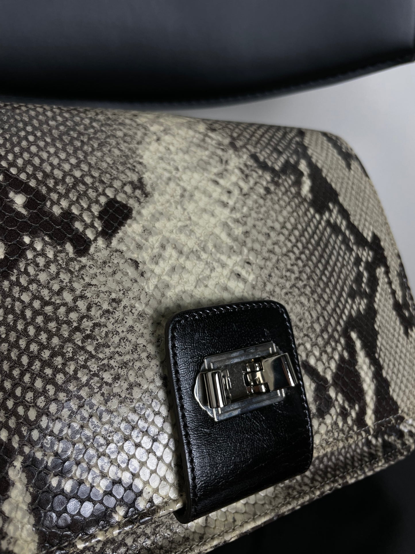 Vintage python leather bag