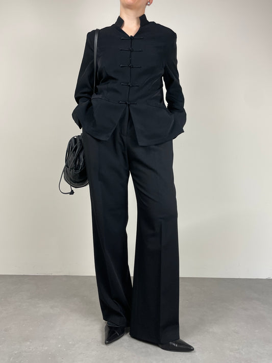 Giacca in stile orientale in misto seta