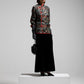 Gonna Yves Saint Laurent in velluto di cotone nero