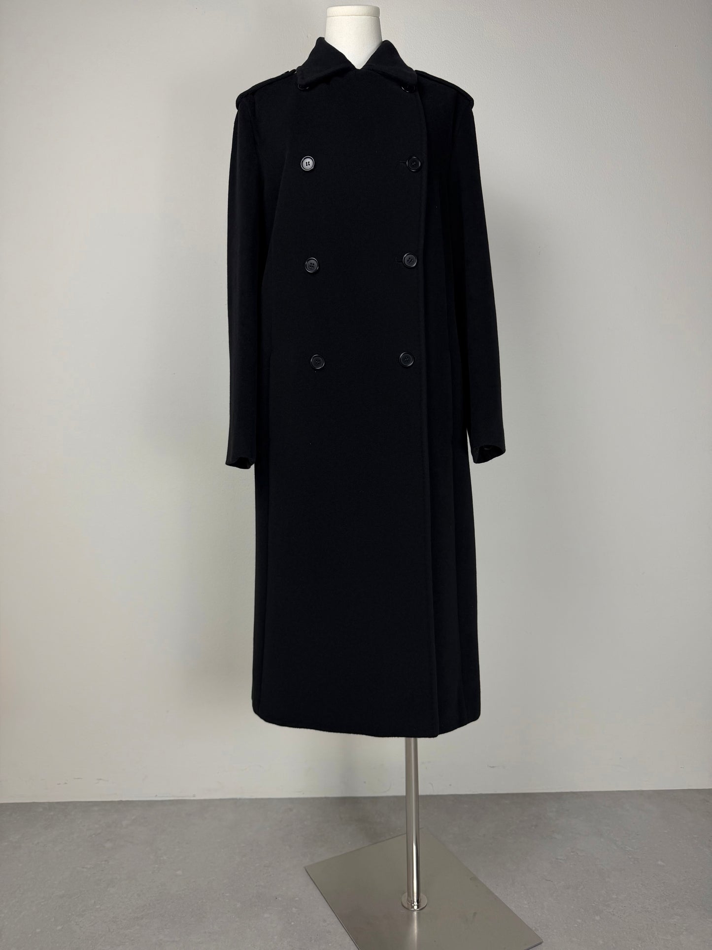 Cappotto vintage Made in Italy in angora, lana e cashmere