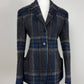 Blazer Jil Sander in mohair spazzolato tartan