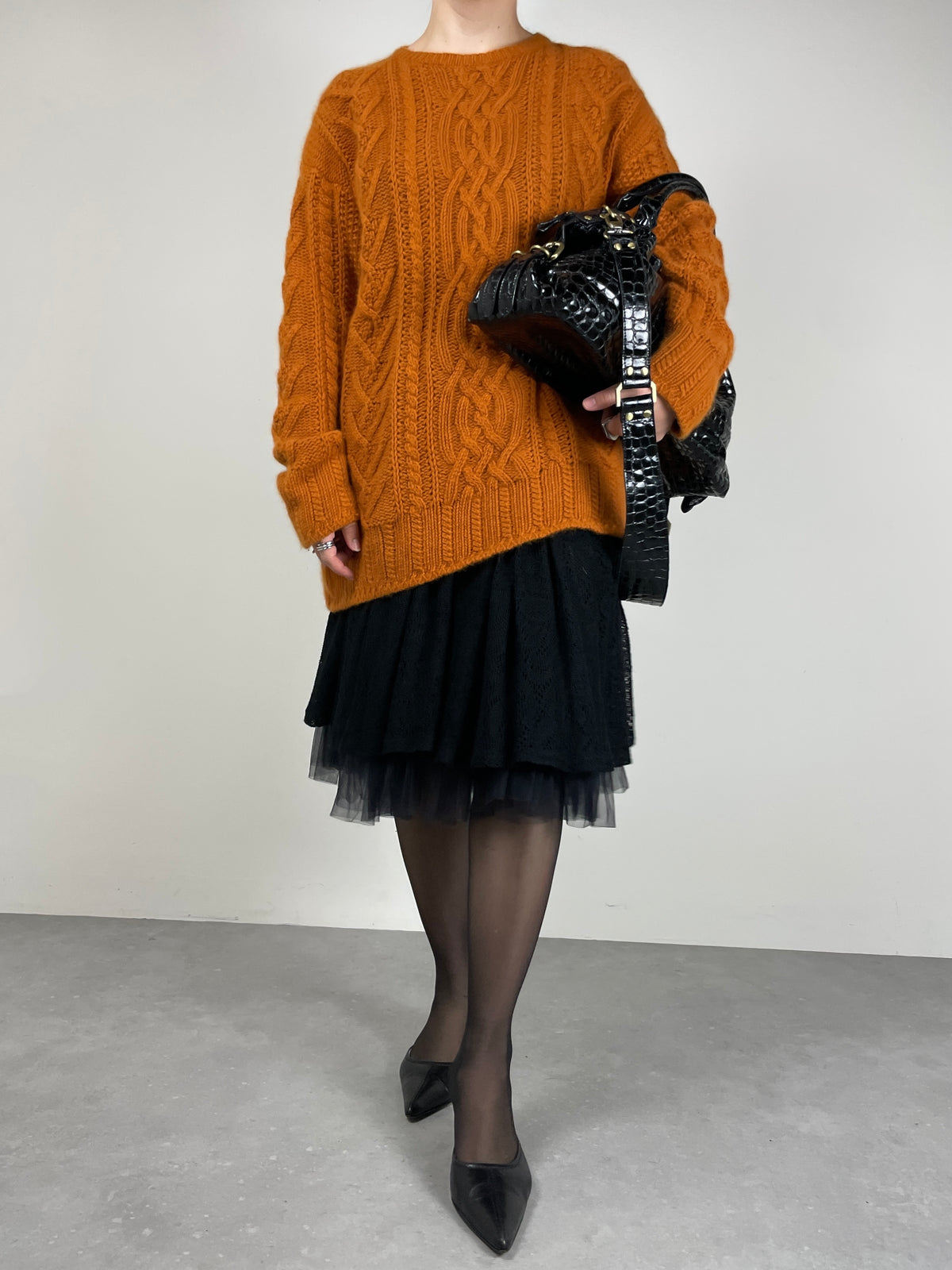 MAX MARA maglione in lana e angora