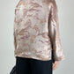 Giacca asiatica in jacquard di pura seta