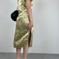 Qipao sartoriale in jacquard di viscosa