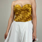 Bustier La Perla in raso micro plissè