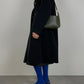 Wool soft black coat