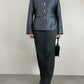 Giacca in shantung di seta