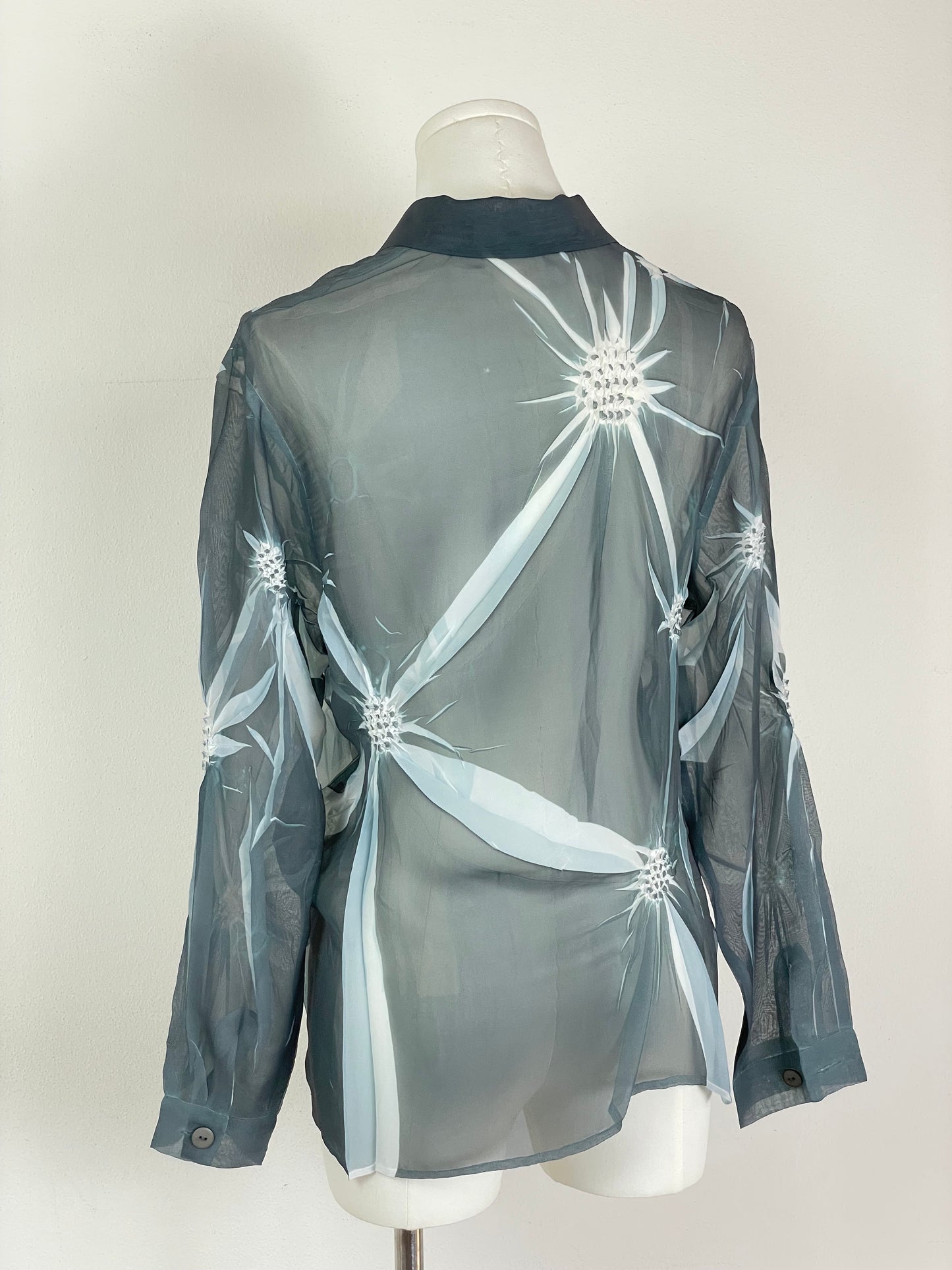 Camicia con motivi termopressati