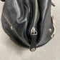 Borsa in vera pelle con il davanti in cavallino cow print