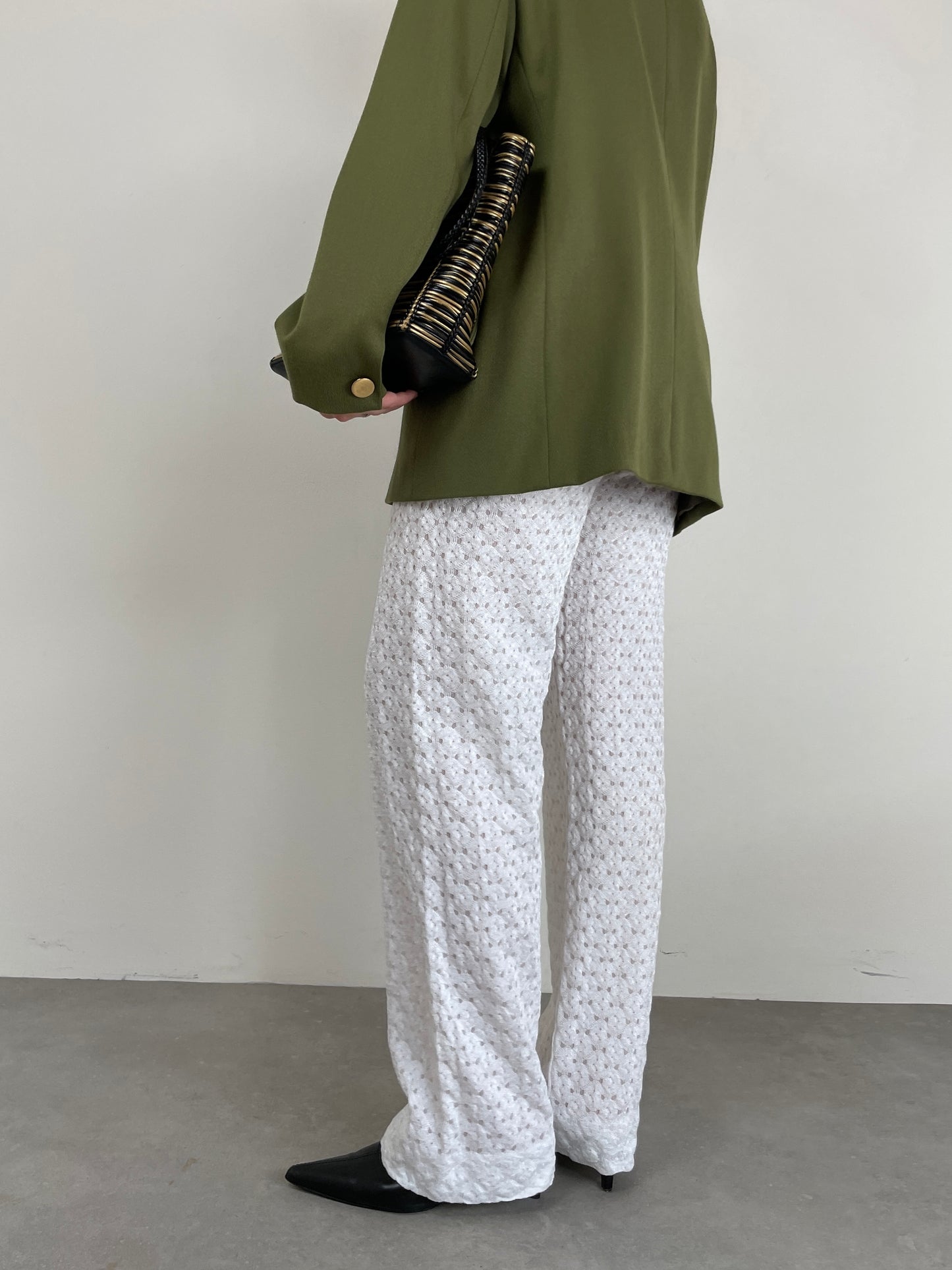 MISSONI pantaloni vintage effetto pizzo