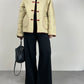 Piumino vintage in seta e cotone double face