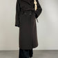 Max Mara cappotto in pura lana vergine marrone