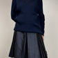 Maglione in lana e cashmere con intrecci