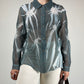 Camicia con motivi termopressati